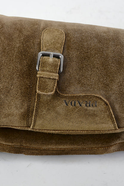 BUUTS Prada Hohe Stiefel Wildleder braun 225088-9