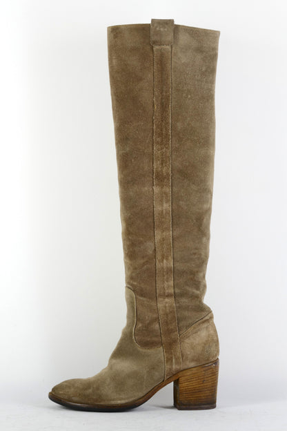 BUUTS Strategia Hohe Stiefel Wildleder beige 225089-1