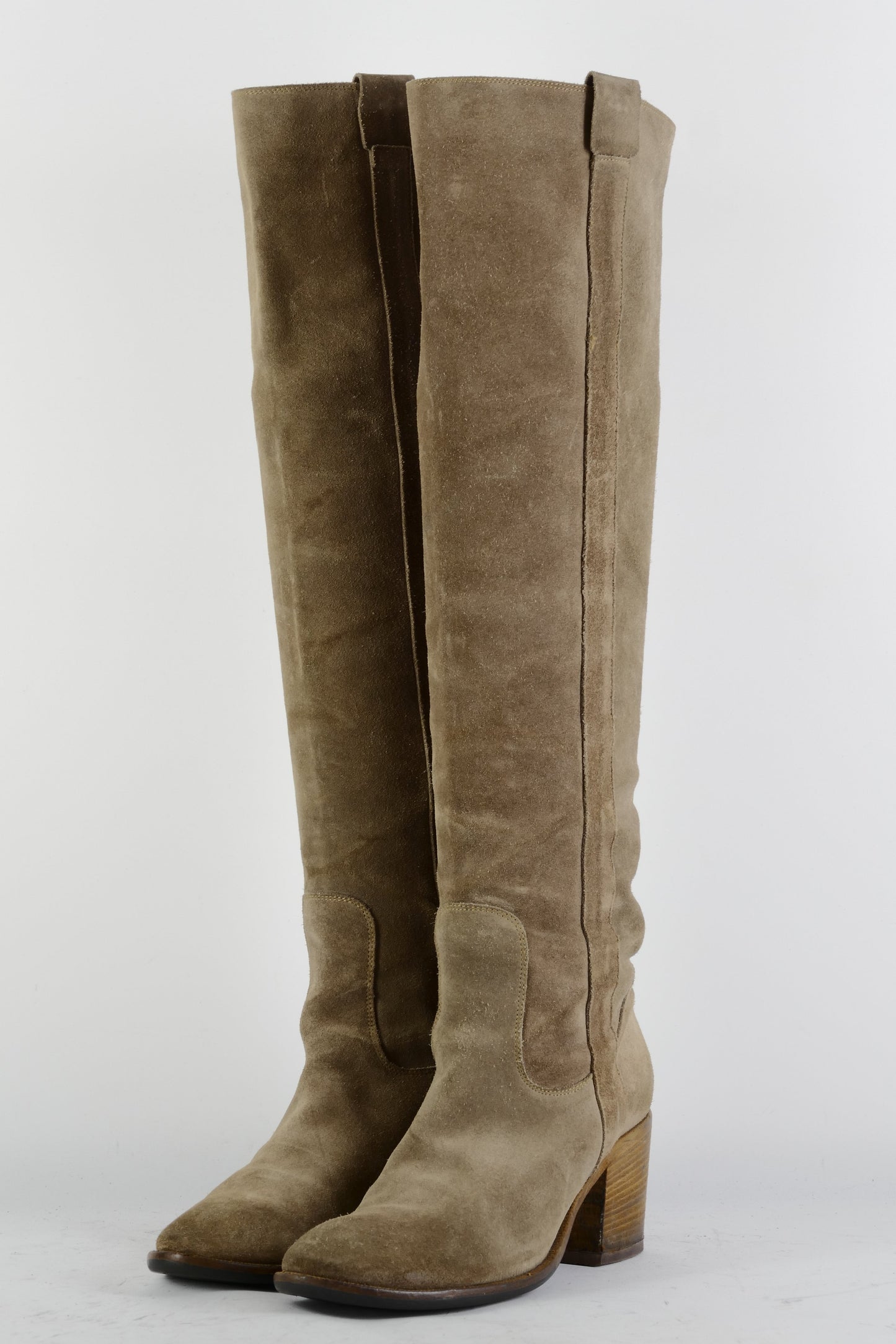BUUTS Strategia Hohe Stiefel Wildleder beige 225089-2