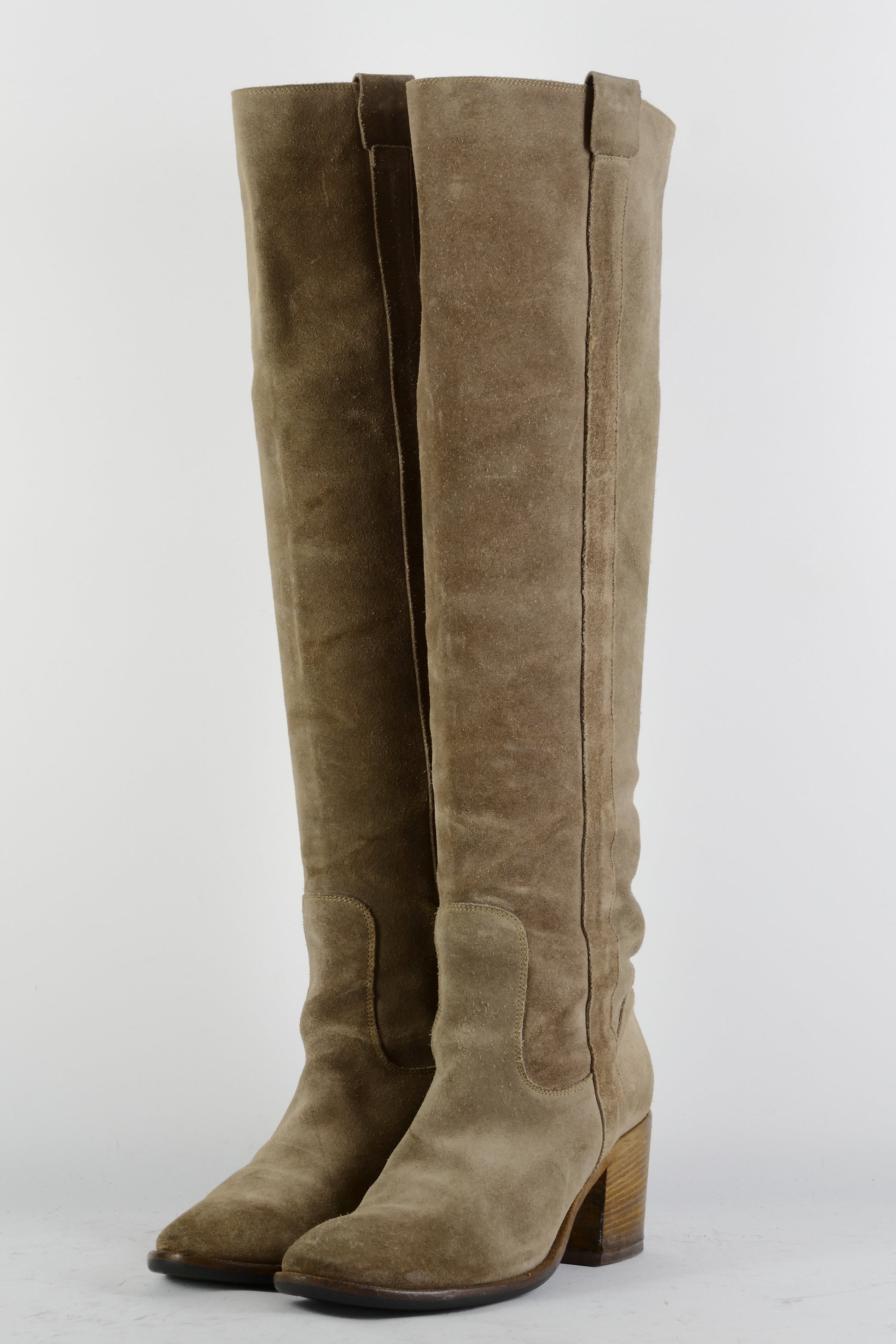 BUUTS Strategia Hohe Stiefel Wildleder beige 225089-2