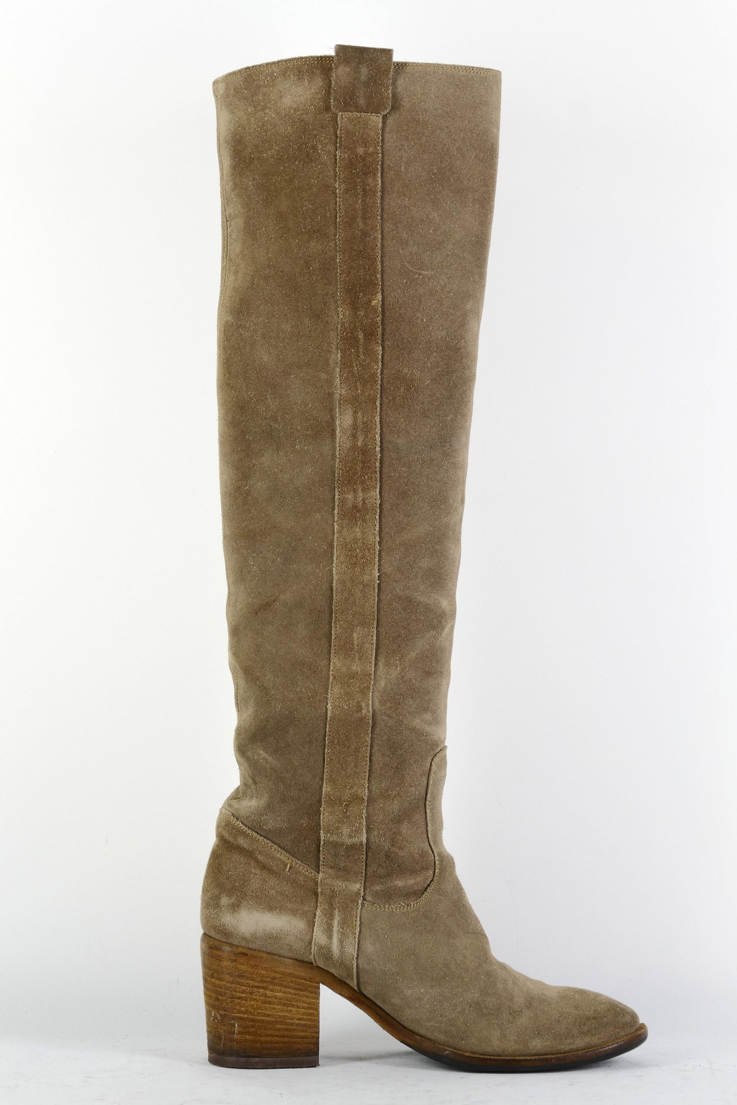 BUUTS Strategia Hohe Stiefel Wildleder beige 225089-3