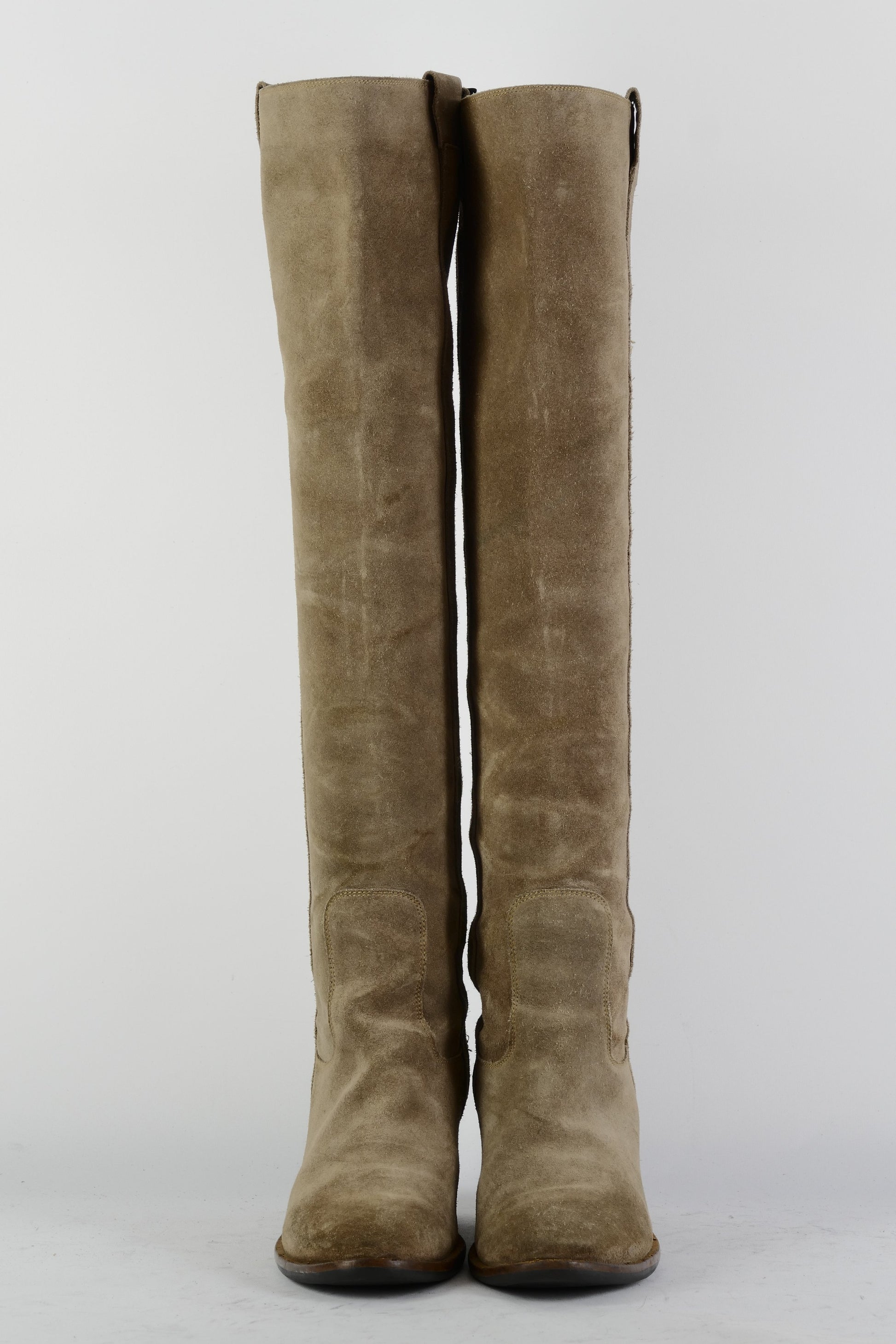 BUUTS Strategia Hohe Stiefel Wildleder beige 225089-4