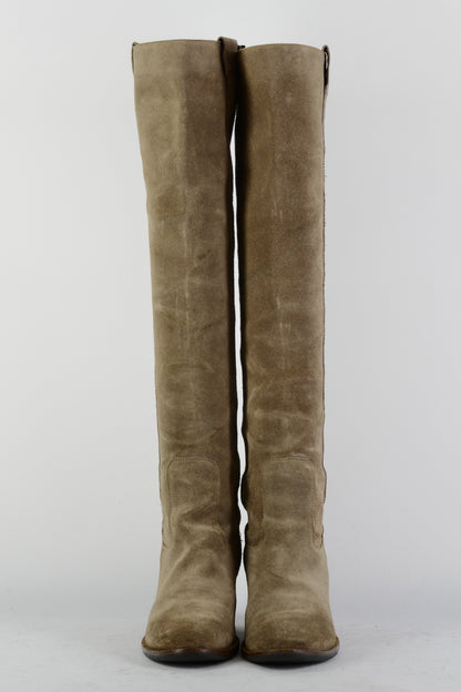 BUUTS Strategia Hohe Stiefel Wildleder beige 225089-4