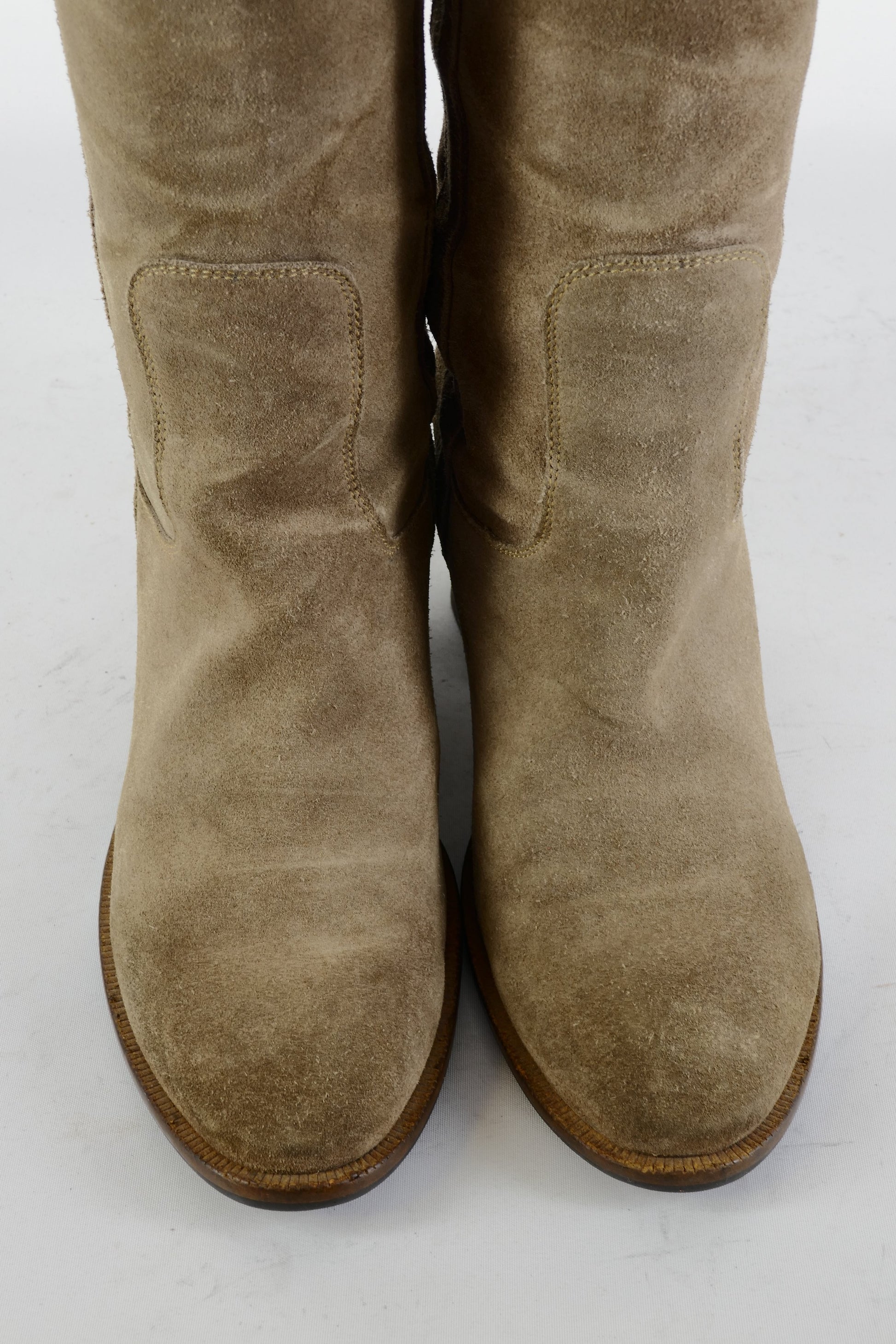 BUUTS Strategia Hohe Stiefel Wildleder beige 225089-7