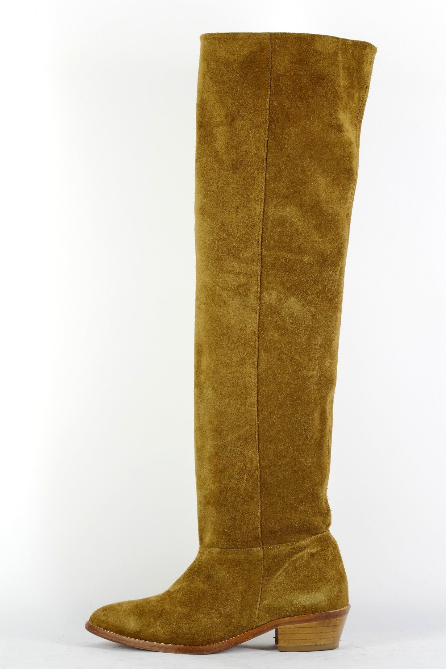 BUUTS Belair Overknees Wildleder beige 225090-1