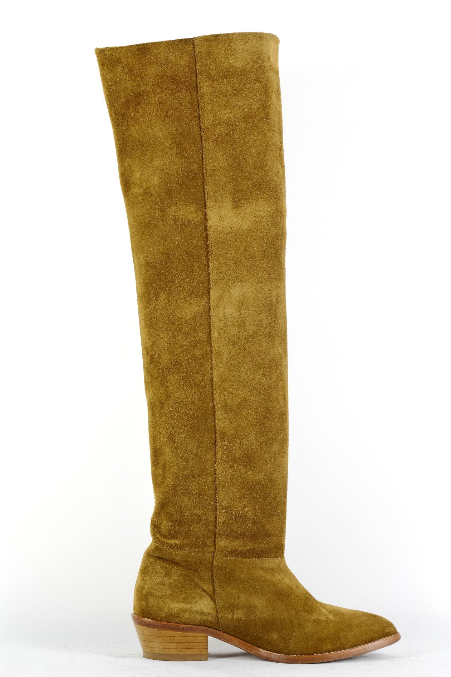 BUUTS Belair Overknees Wildleder beige 225090-3