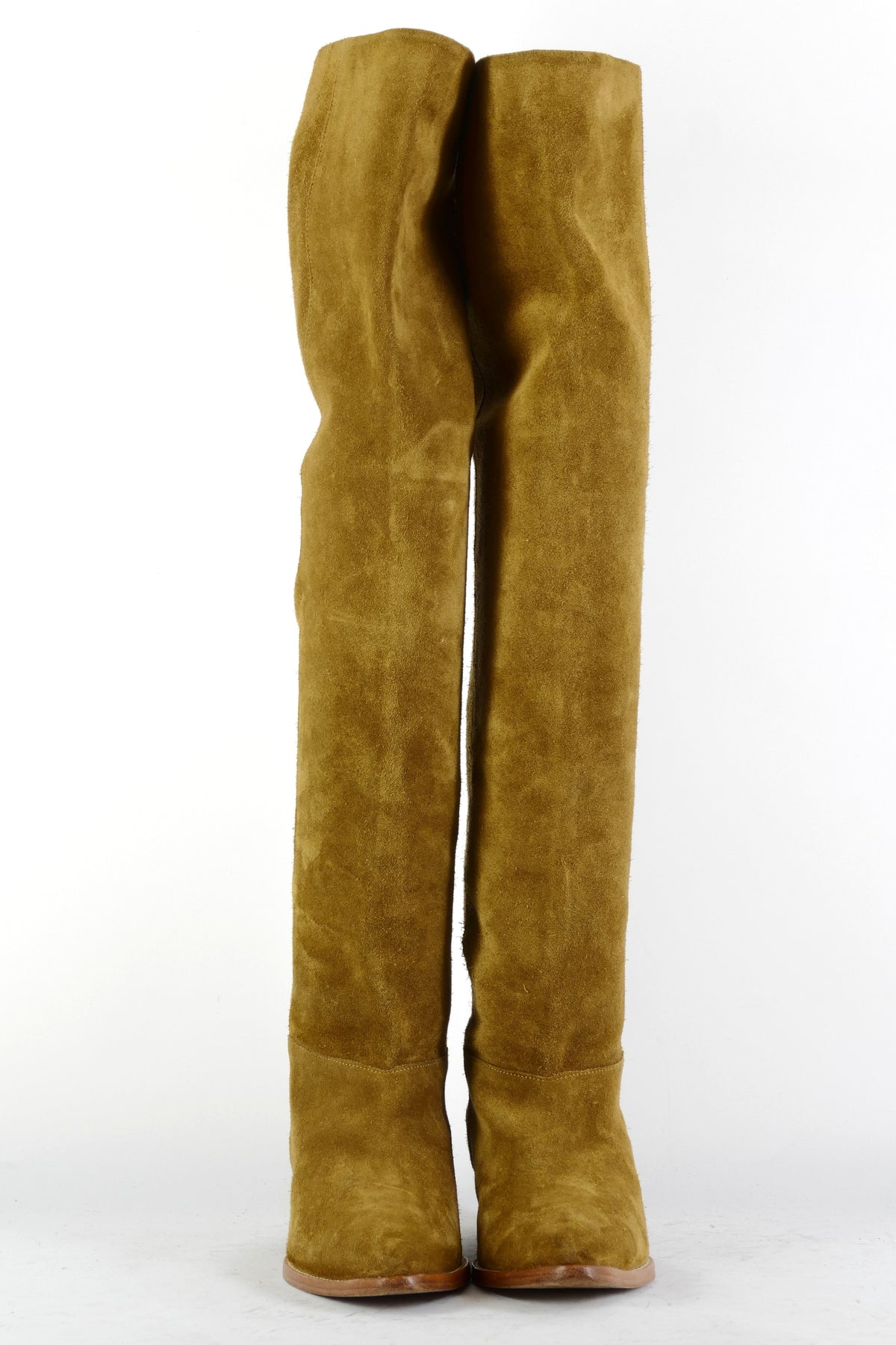 BUUTS Belair Overknees Wildleder beige 225090-4