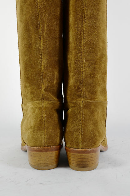 BUUTS Belair Overknees Wildleder beige 225090-6