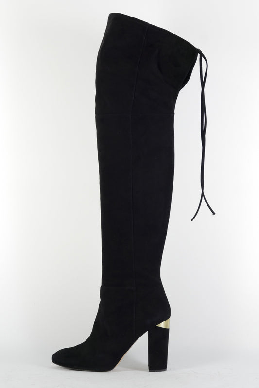 BUUTS Pura Lopez Overknees Wildleder schwarz 225095-1
