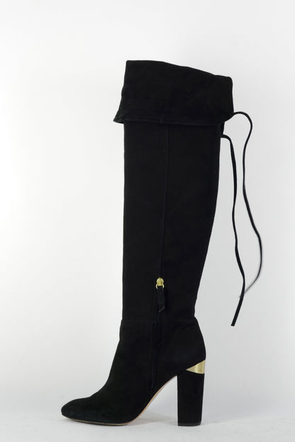 BUUTS Pura Lopez Overknees Wildleder schwarz 225095-11