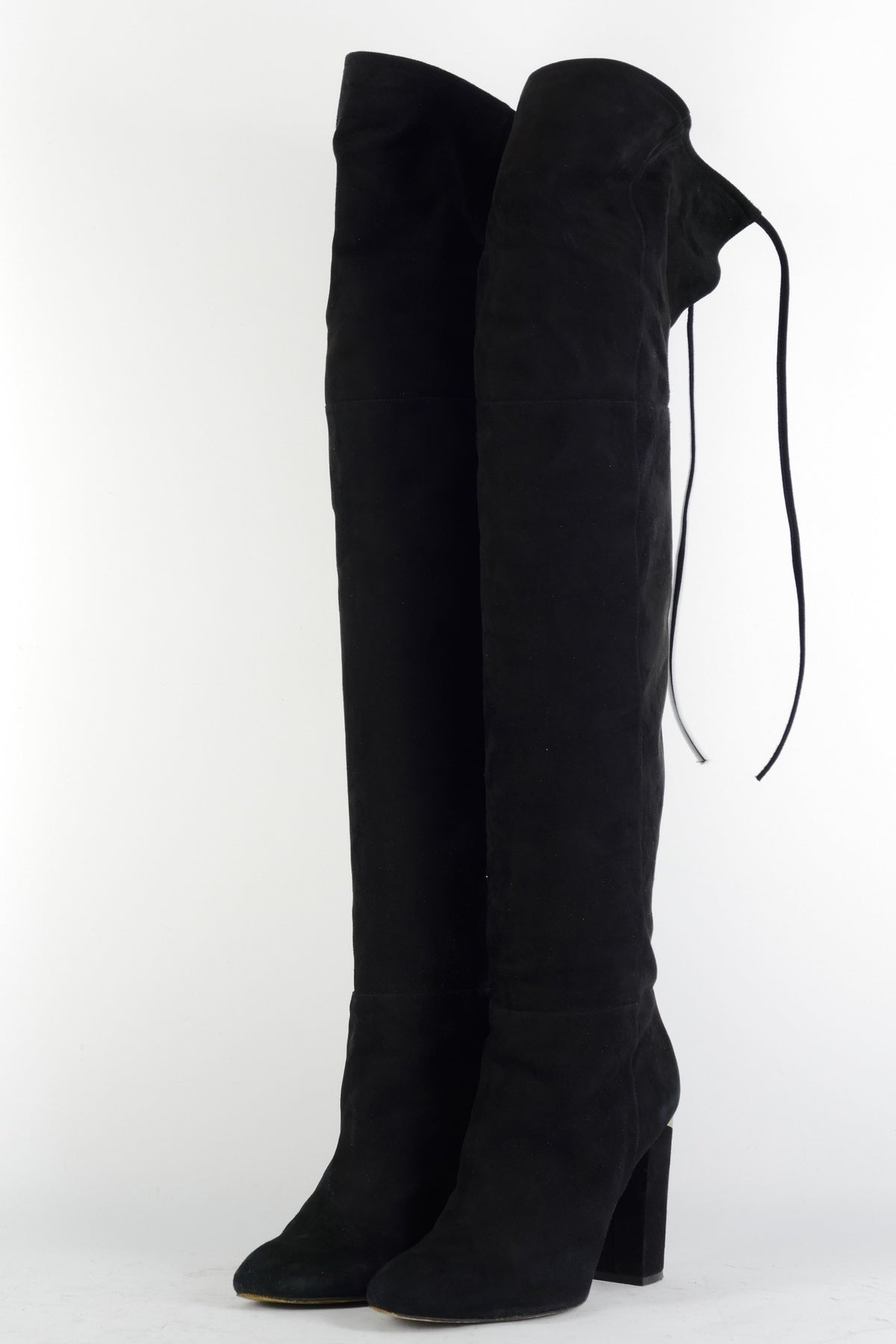 BUUTS Pura Lopez Overknees Wildleder schwarz 225095-2