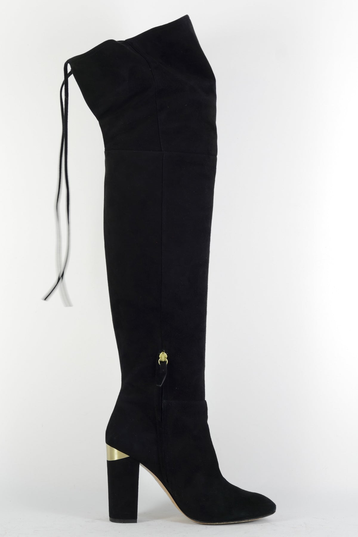 BUUTS Pura Lopez Overknees Wildleder schwarz 225095-3