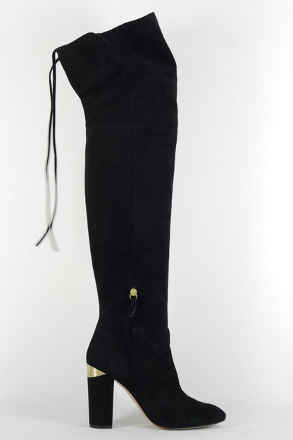 BUUTS Pura Lopez Overknees Wildleder schwarz 225095-3