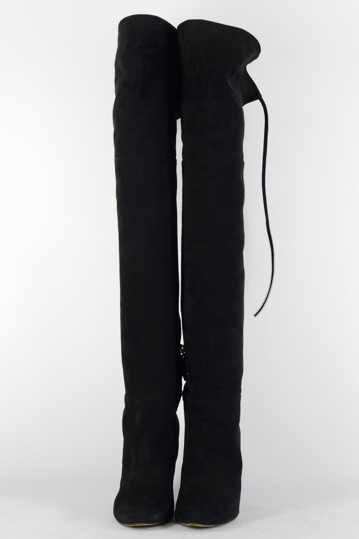 BUUTS Pura Lopez Overknees Wildleder schwarz 225095-4