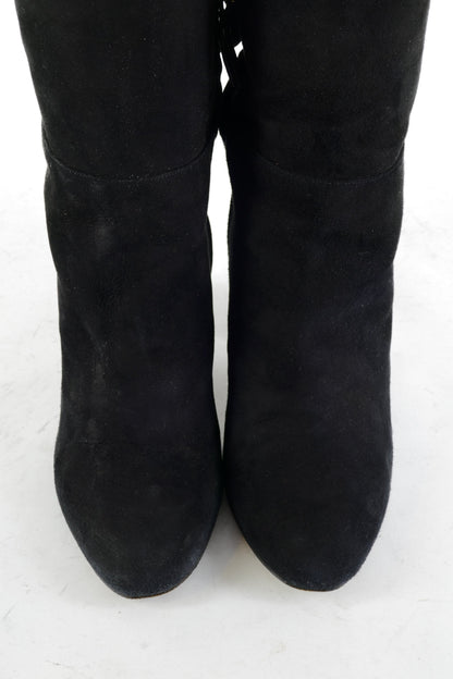 BUUTS Pura Lopez Overknees Wildleder schwarz 225095-7