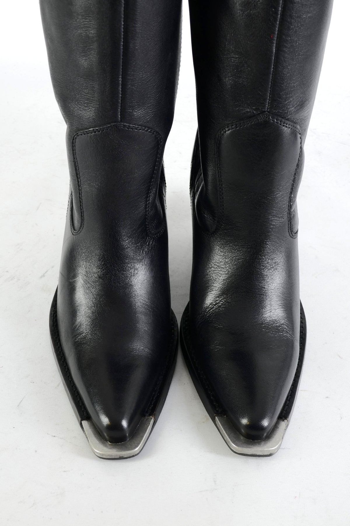BUUTS Bronx Overknees Leder schwarz 225099-7