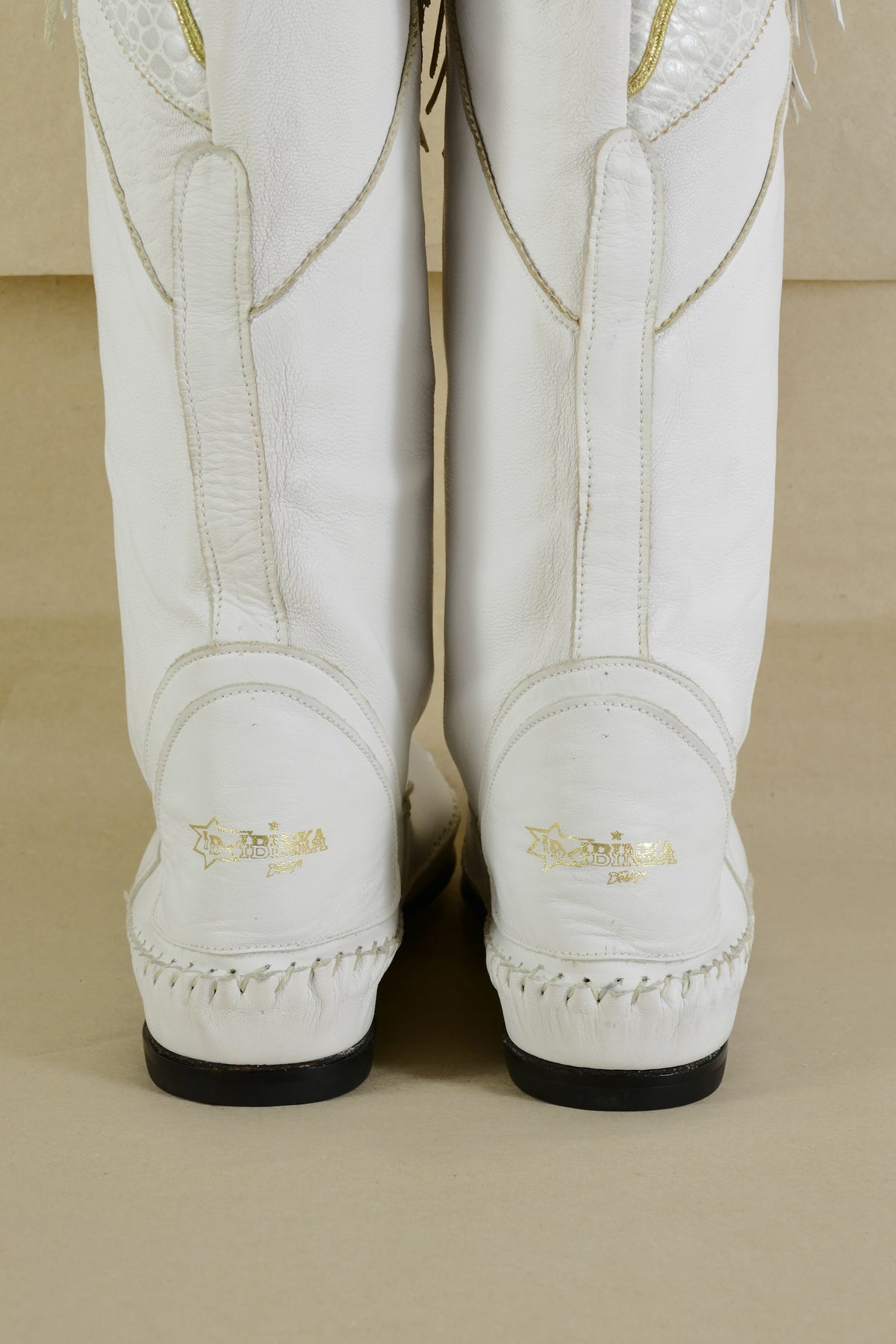 BUUTS Ibinka Overknees Leder weiß 225101-6