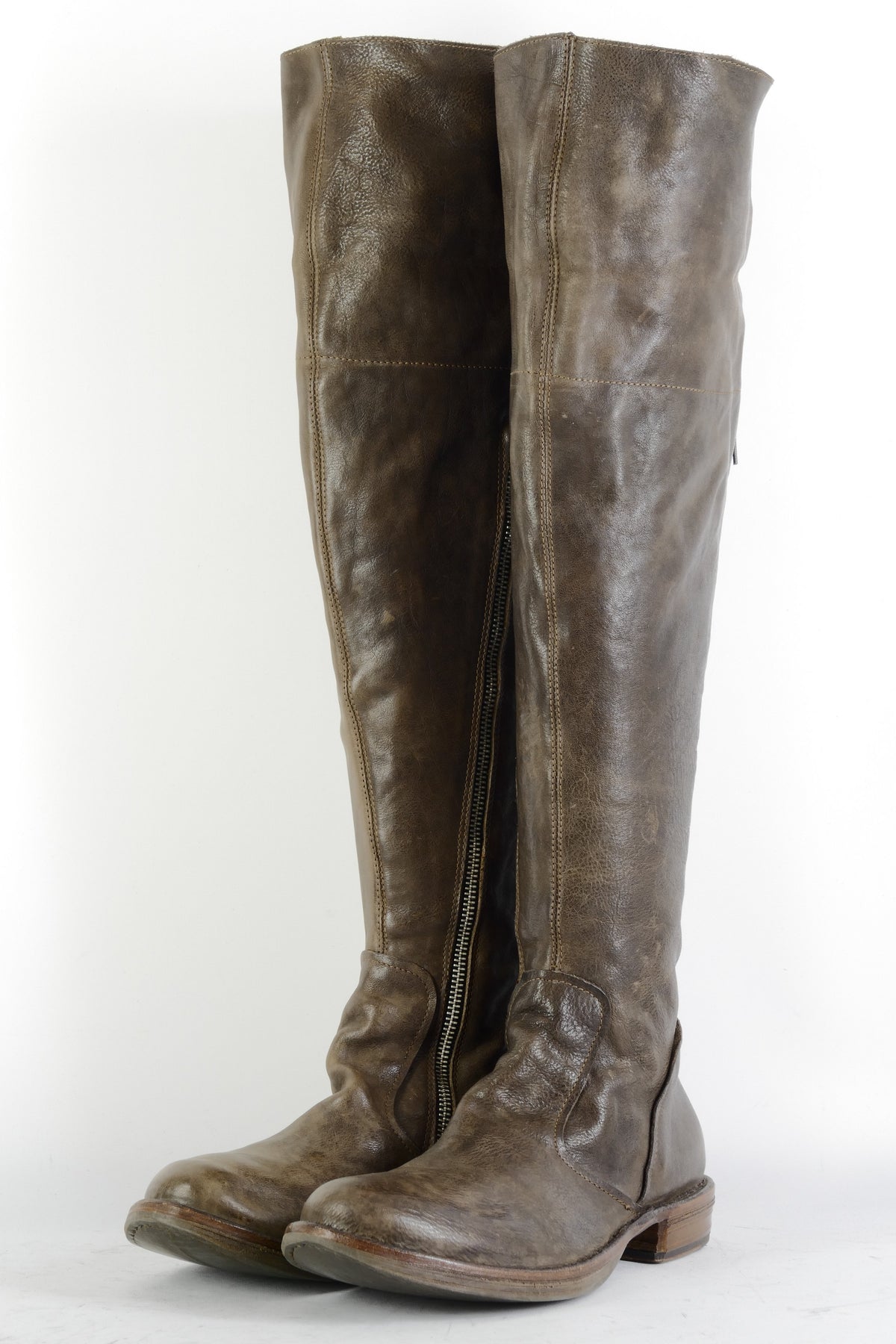 BUUTS Fiorentini&Baker Hohe Stiefel Leder dunkelbraun 225102-2