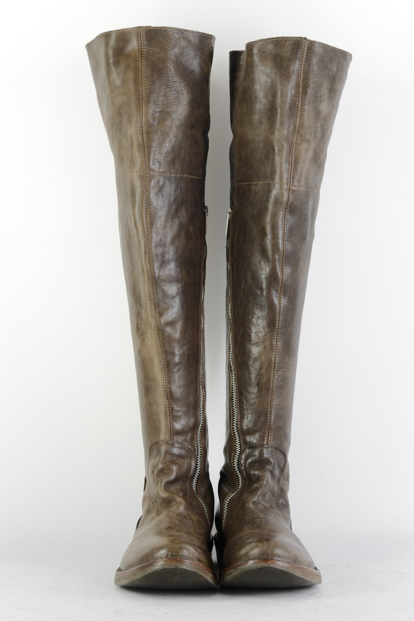 BUUTS Fiorentini&Baker Hohe Stiefel Leder dunkelbraun 225102-4