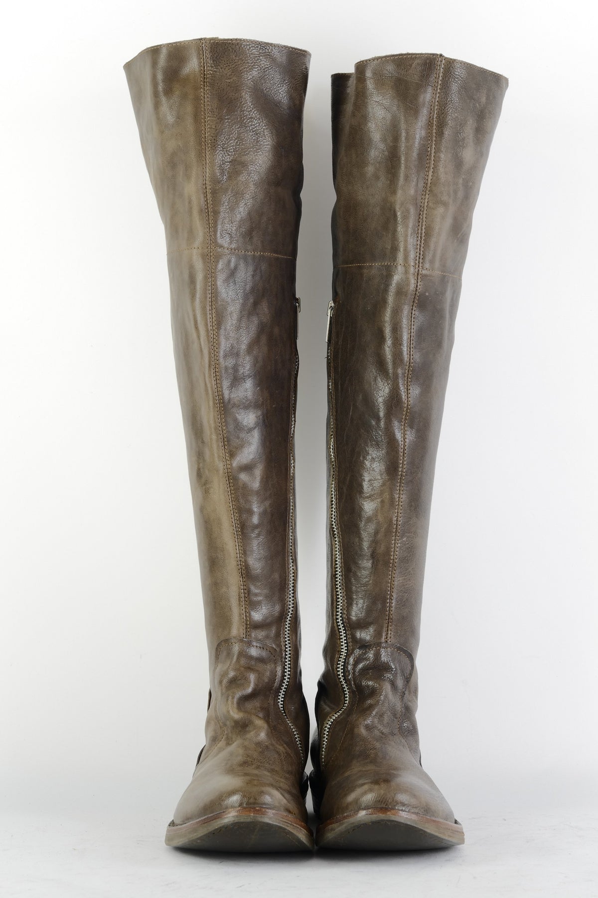 BUUTS Fiorentini&Baker Hohe Stiefel Leder dunkelbraun 225102-4