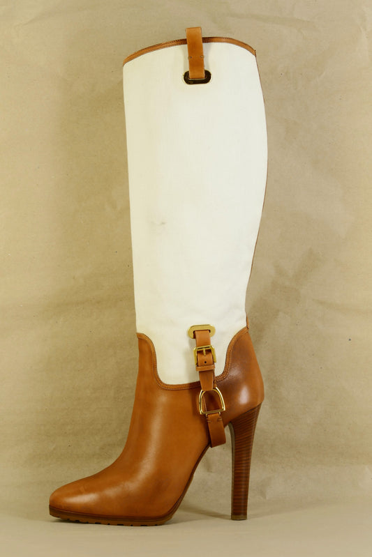 BUUTS Ralph Lauren Collection Stiefel Leder mehrfarbig 225105-1