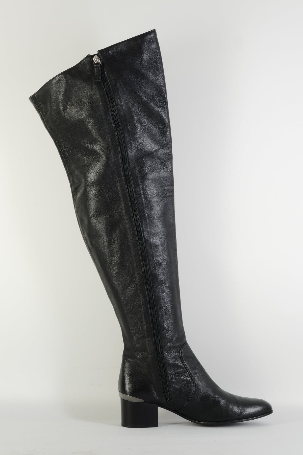 BUUTS Fernando Overknees Leder schwarz 225106-3