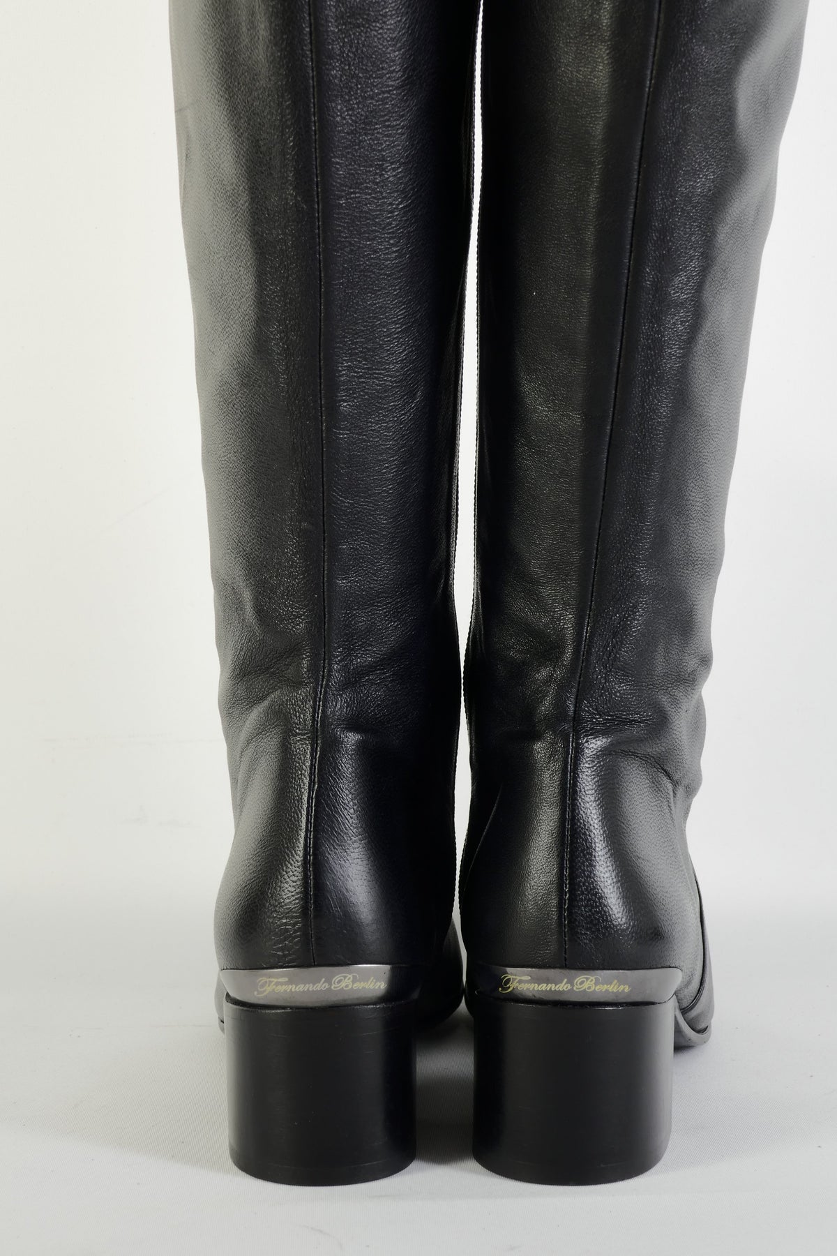 BUUTS Fernando Overknees Leder schwarz 225106-6