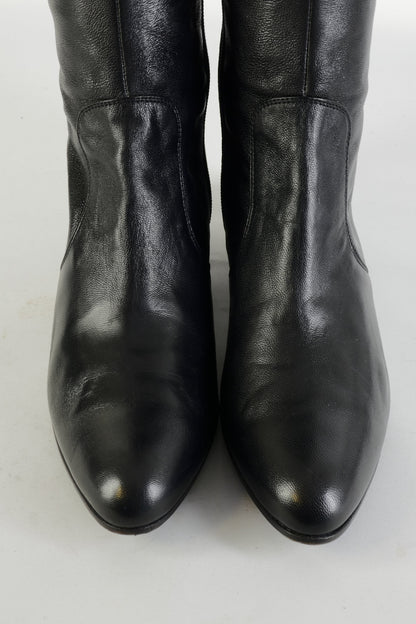 BUUTS Fernando Overknees Leder schwarz 225106-7