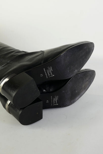 BUUTS Fernando Overknees Leder schwarz 225106-8