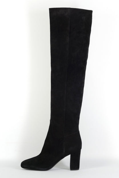 BUUTS Longchamps Hohe Stiefel Wildleder schwarz 225110-1