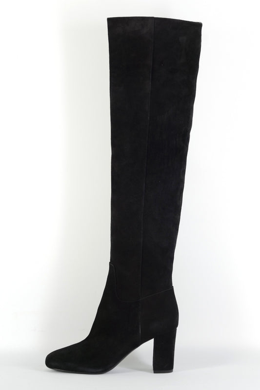 BUUTS Longchamps Hohe Stiefel Wildleder schwarz 225110-1