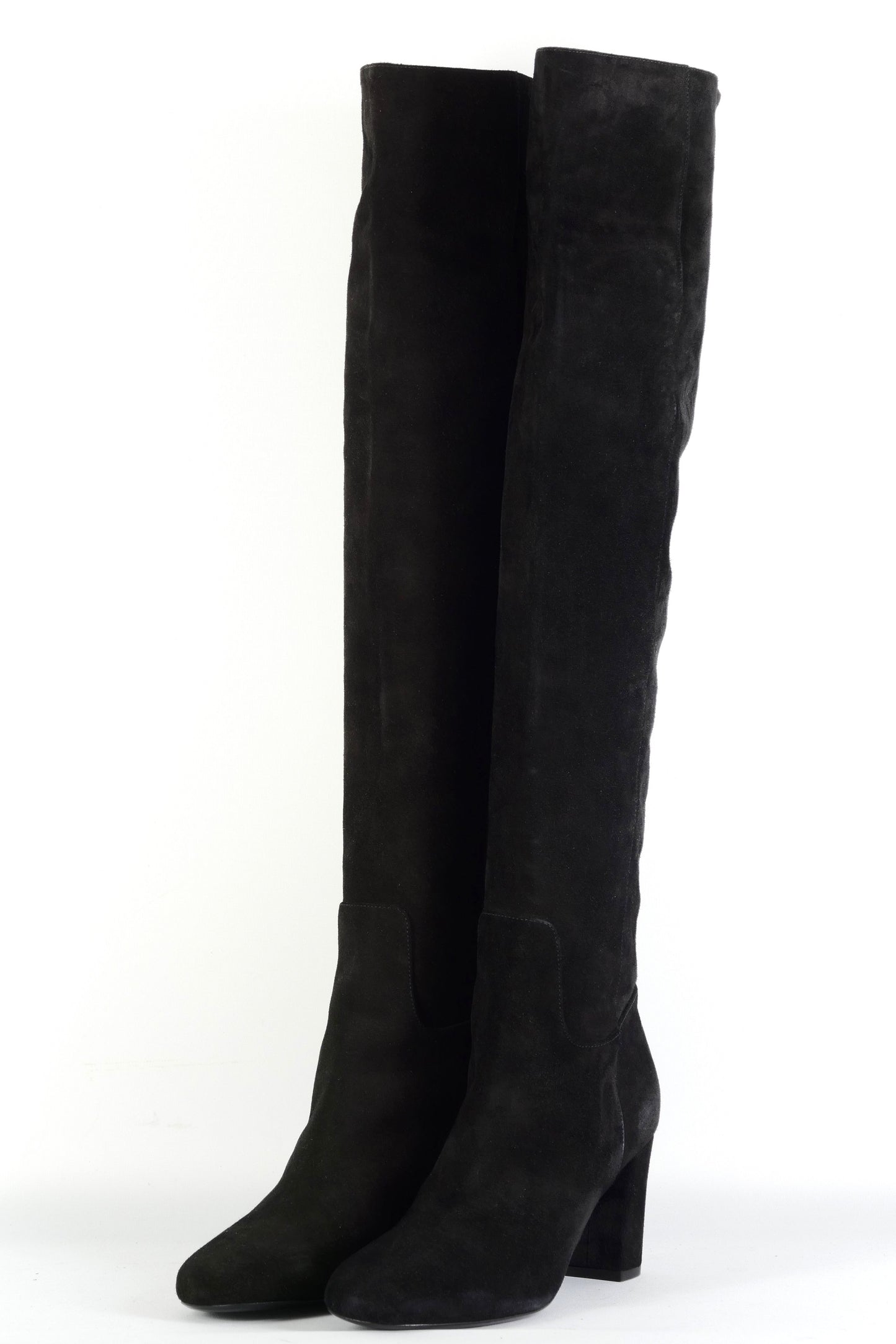 BUUTS Longchamps Hohe Stiefel Wildleder schwarz 225110-2