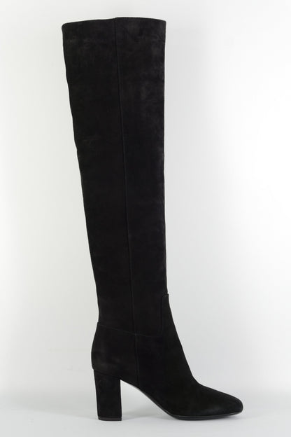 BUUTS Longchamps Hohe Stiefel Wildleder schwarz 225110-3