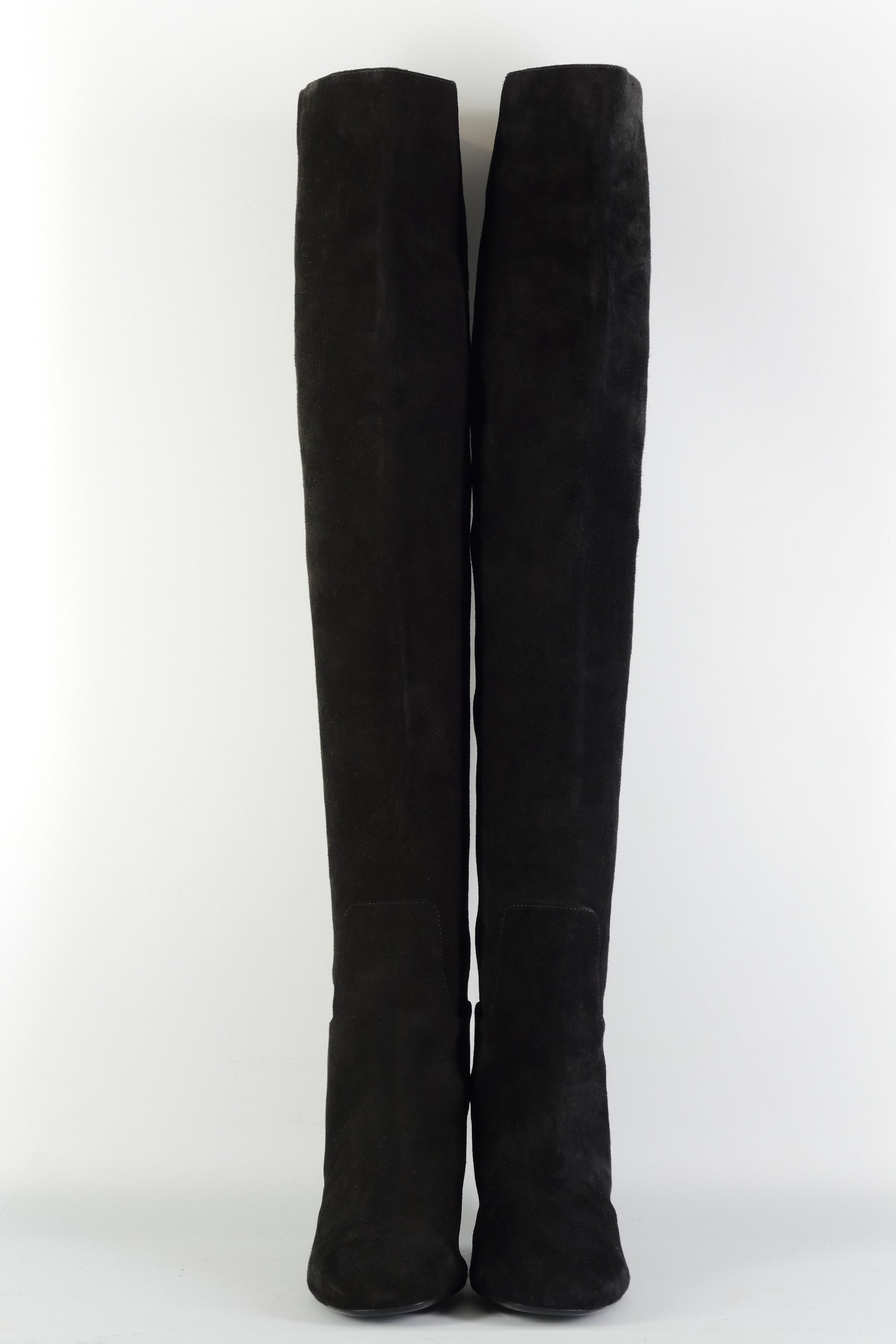 BUUTS Longchamps Hohe Stiefel Wildleder schwarz 225110-4