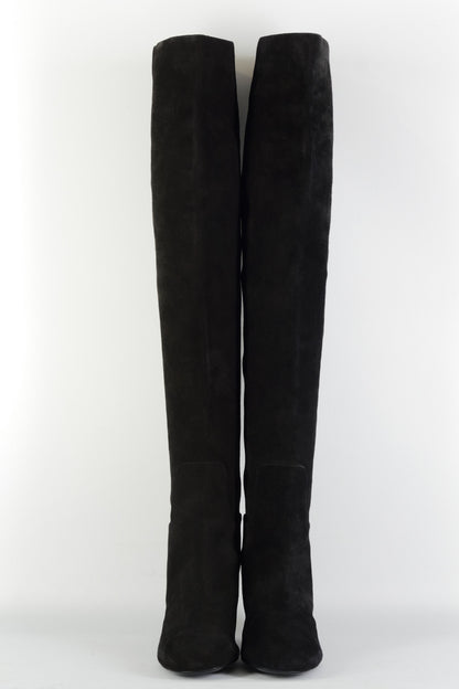 BUUTS Longchamps Hohe Stiefel Wildleder schwarz 225110-4