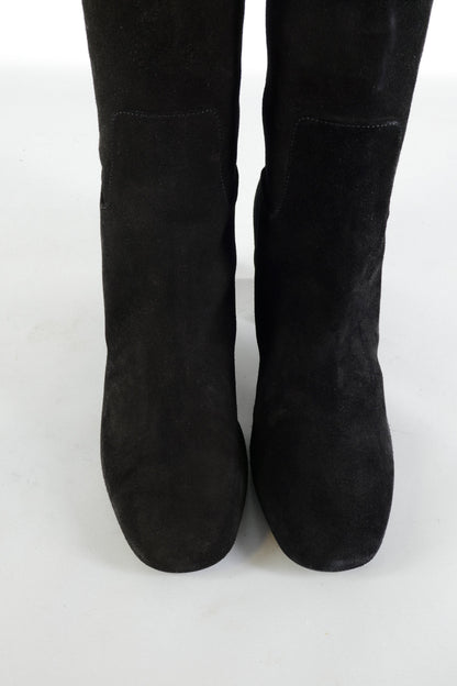 BUUTS Longchamps Hohe Stiefel Wildleder schwarz 225110-7