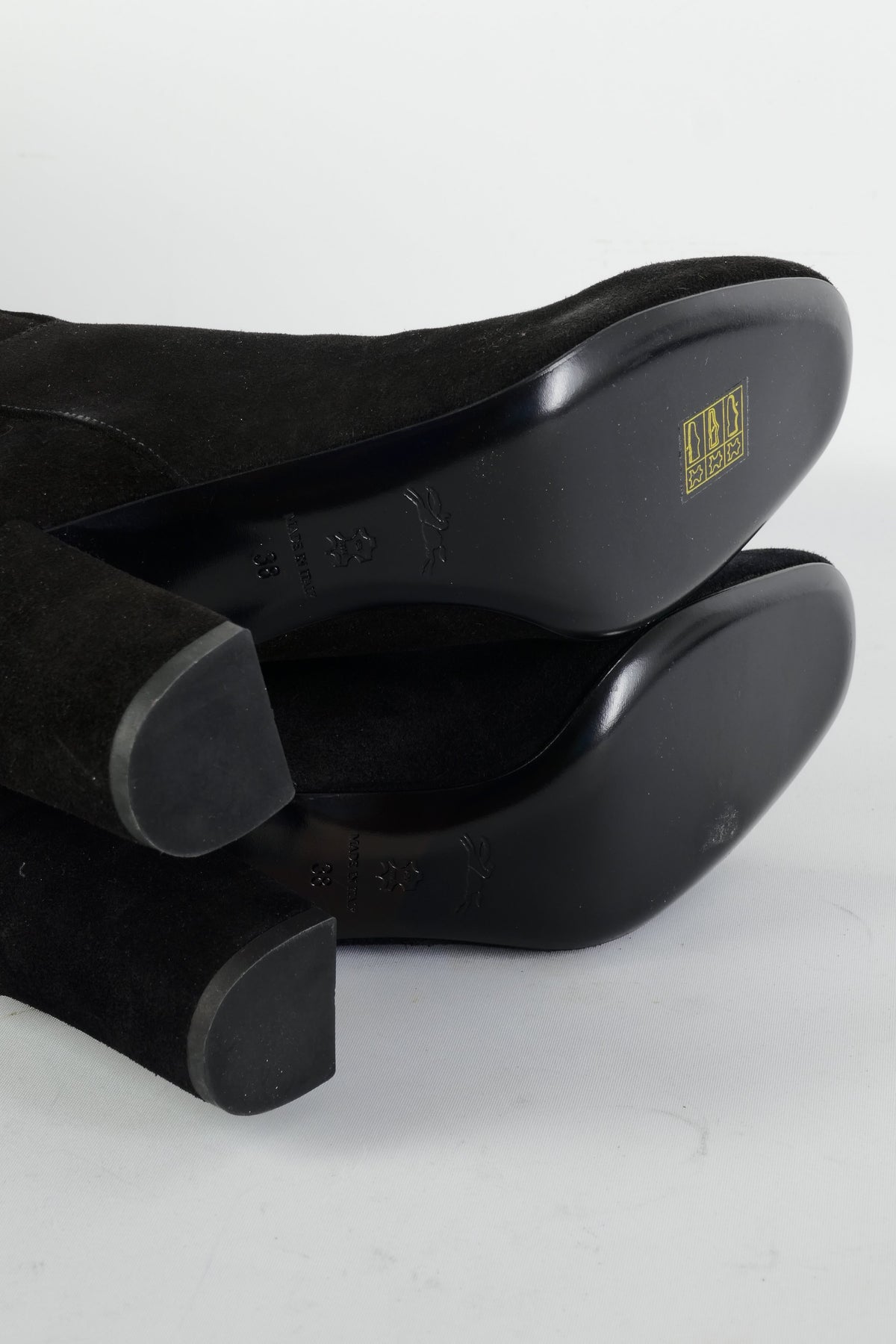 BUUTS Longchamps Hohe Stiefel Wildleder schwarz 225110-8