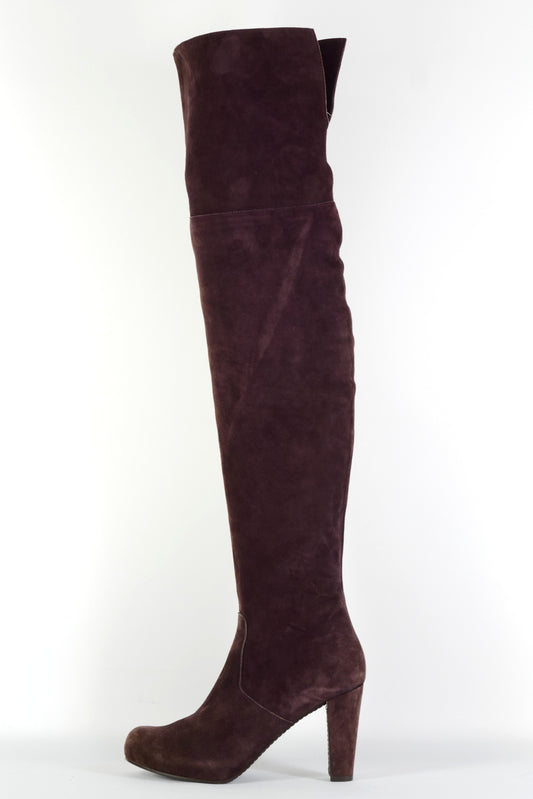 BUUTS Simonini Overknees Wildleder bordeaux 225111-1