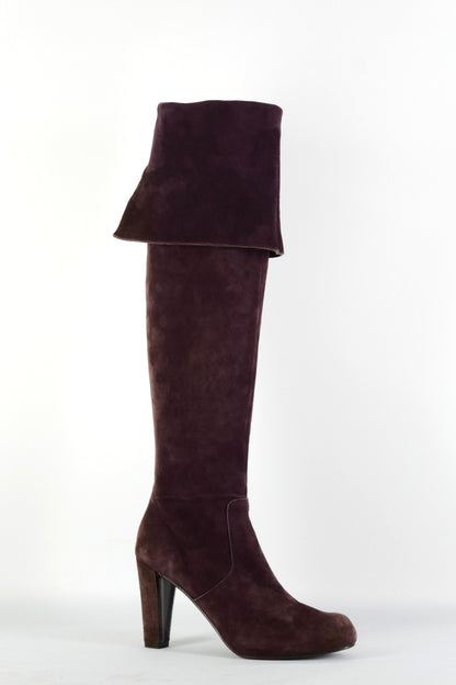 BUUTS Simonini Overknees Wildleder bordeaux 225111-11