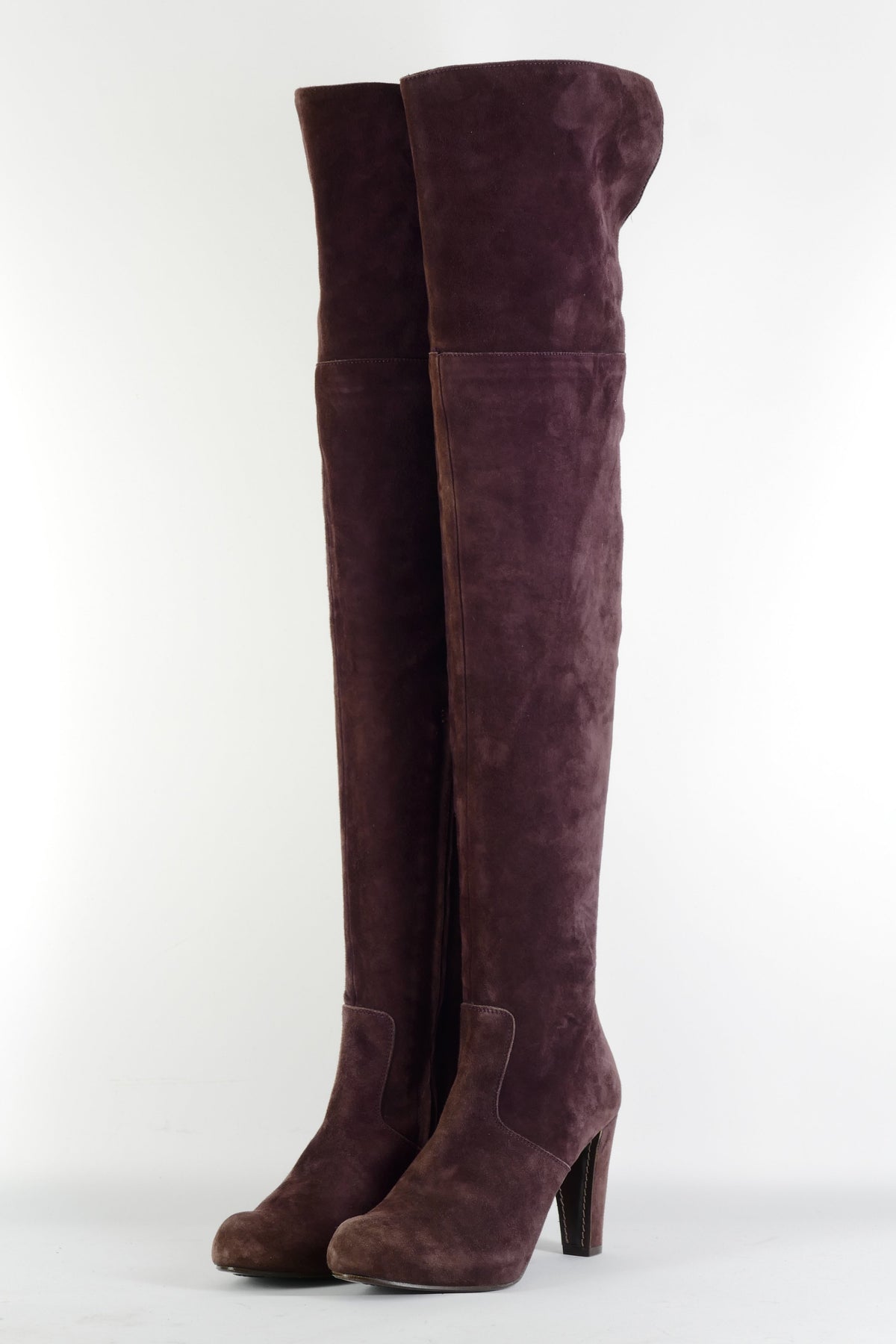 BUUTS Simonini Overknees Wildleder bordeaux 225111-2