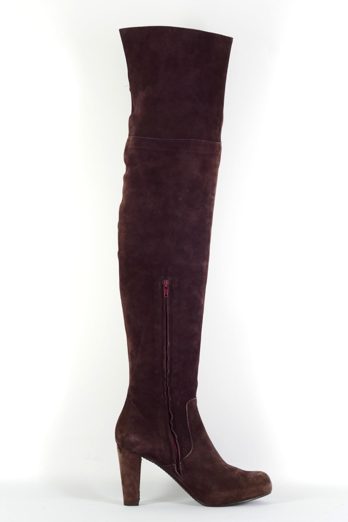 BUUTS Simonini Overknees Wildleder bordeaux 225111-3