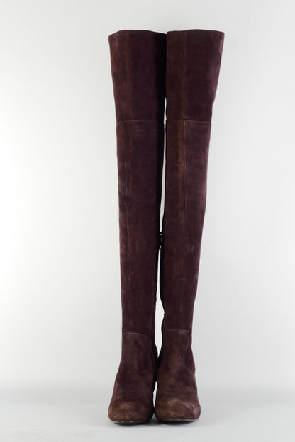 BUUTS Simonini Overknees Wildleder bordeaux 225111-4