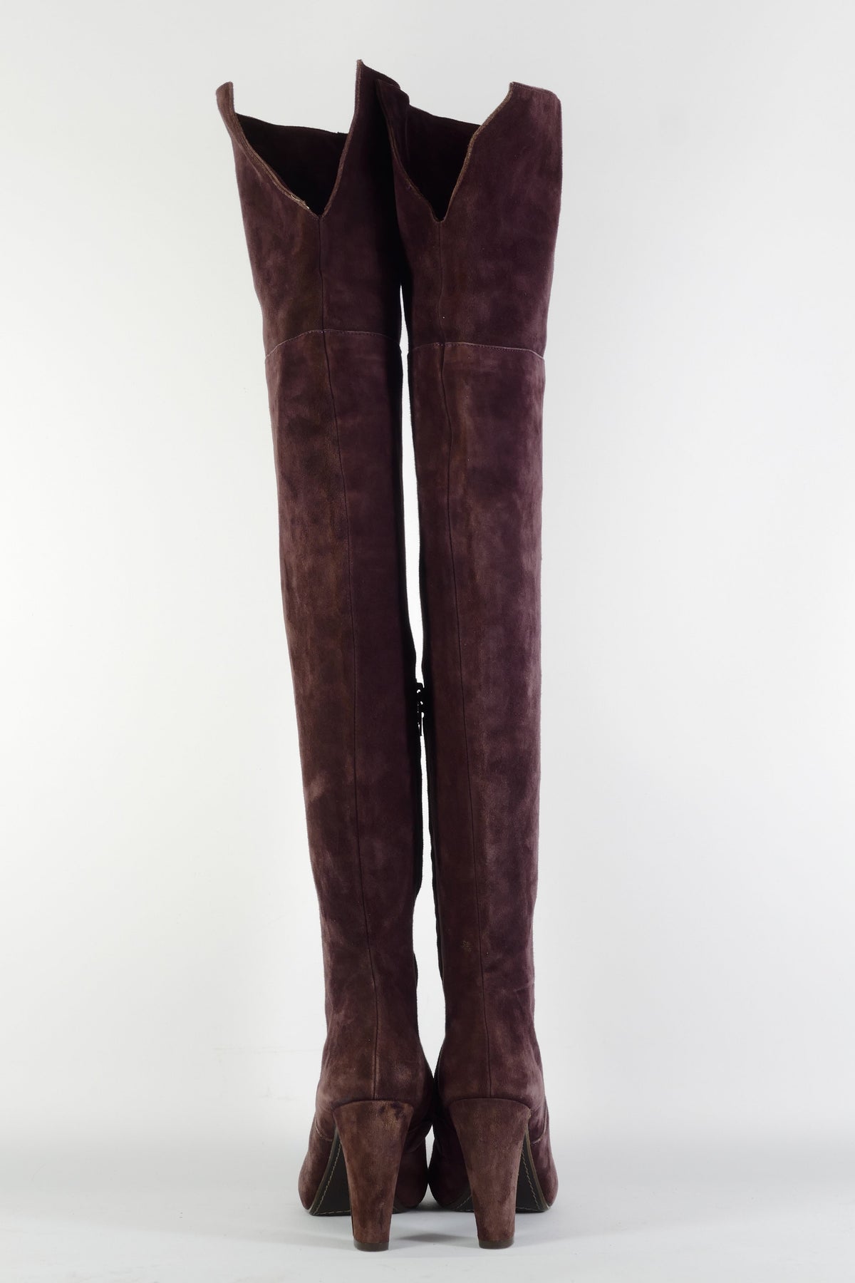BUUTS Simonini Overknees Wildleder bordeaux 225111-5