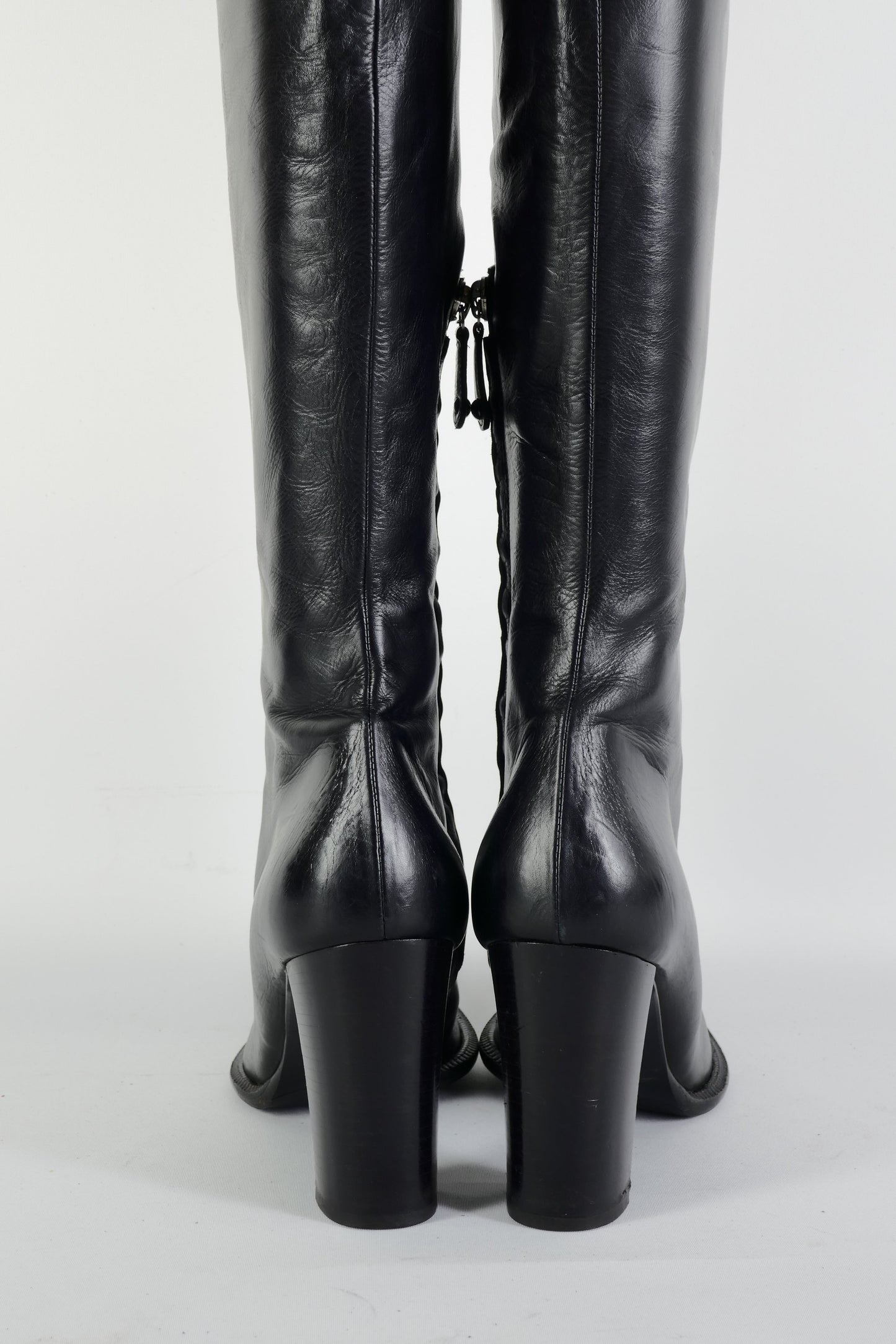 BUUTS Pollini Overknees Leder schwarz 225112-6