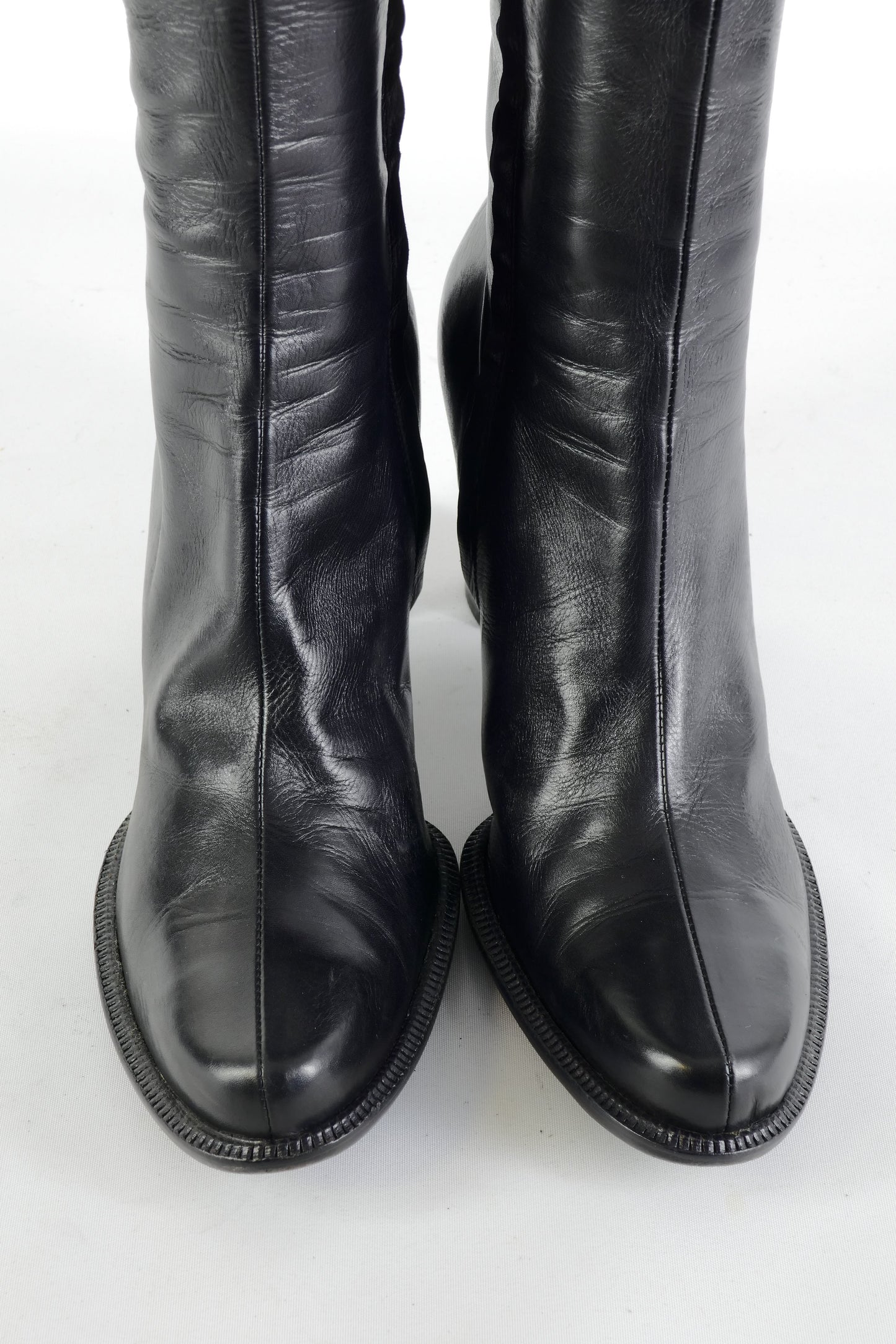 BUUTS Pollini Overknees Leder schwarz 225112-7