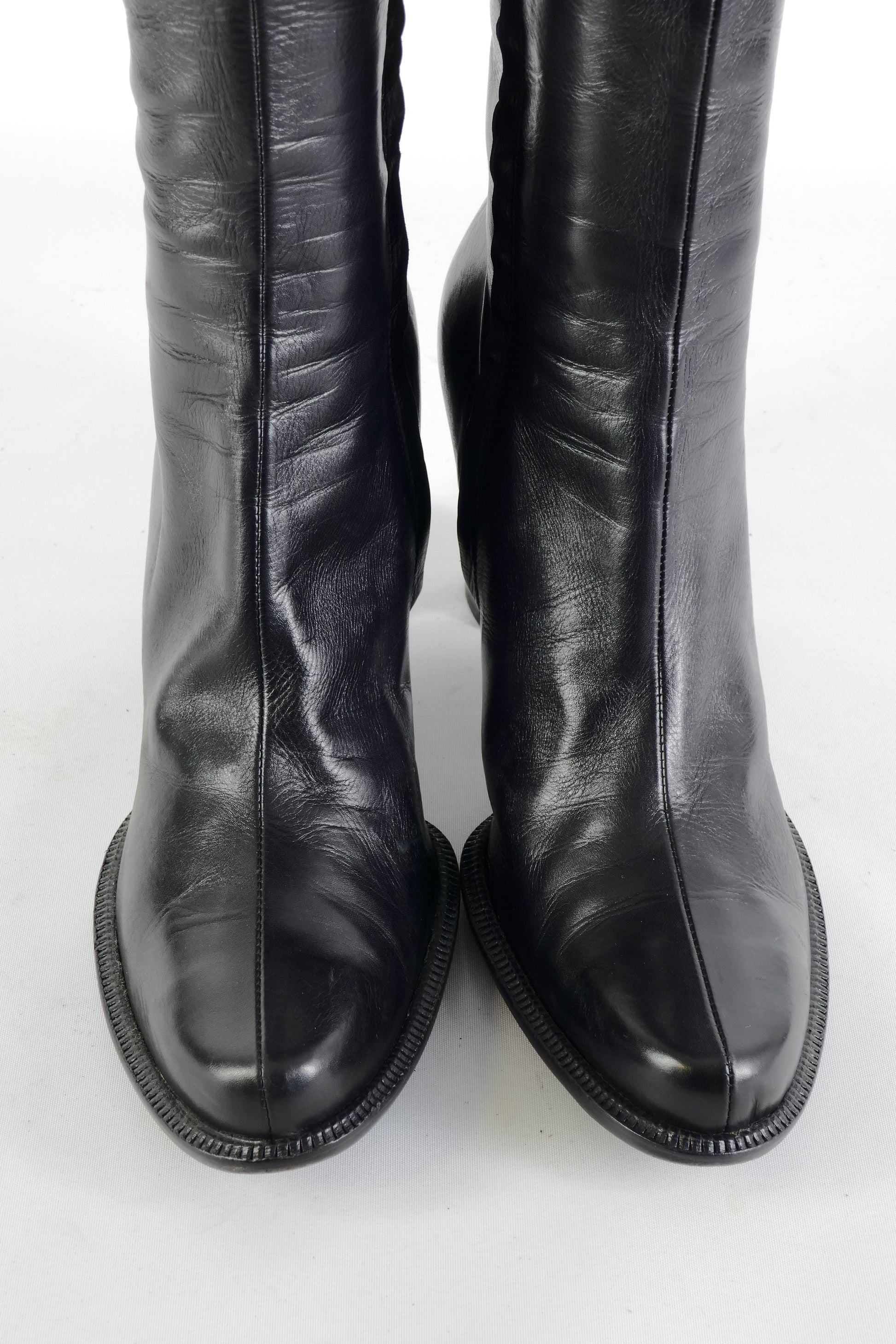 BUUTS Pollini Overknees Leder schwarz 225112-7