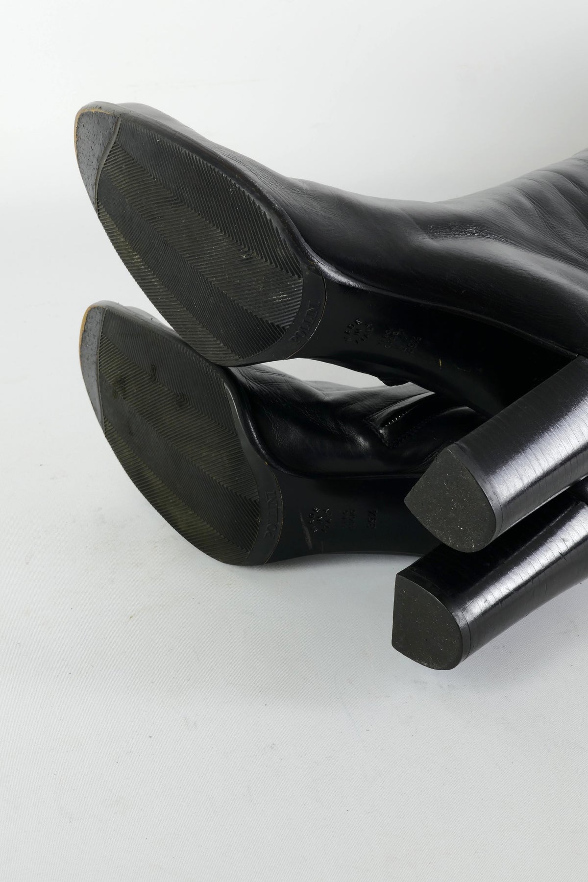 BUUTS Pollini Overknees Leder schwarz 225112-9