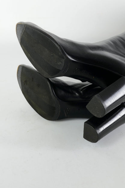 BUUTS Pollini Overknees Leder schwarz 225112-9