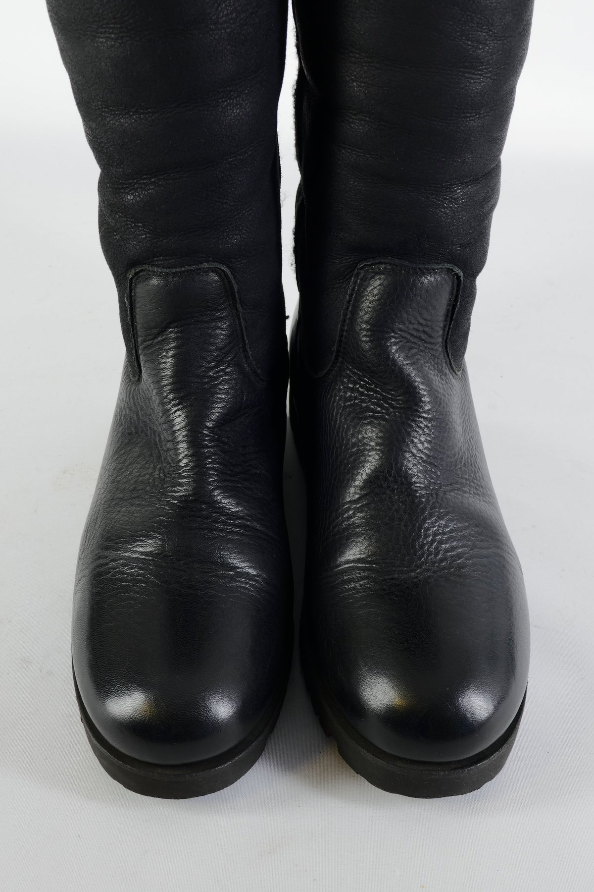 BUUTS Shabbies Overknees Leder schwarz 225115-7