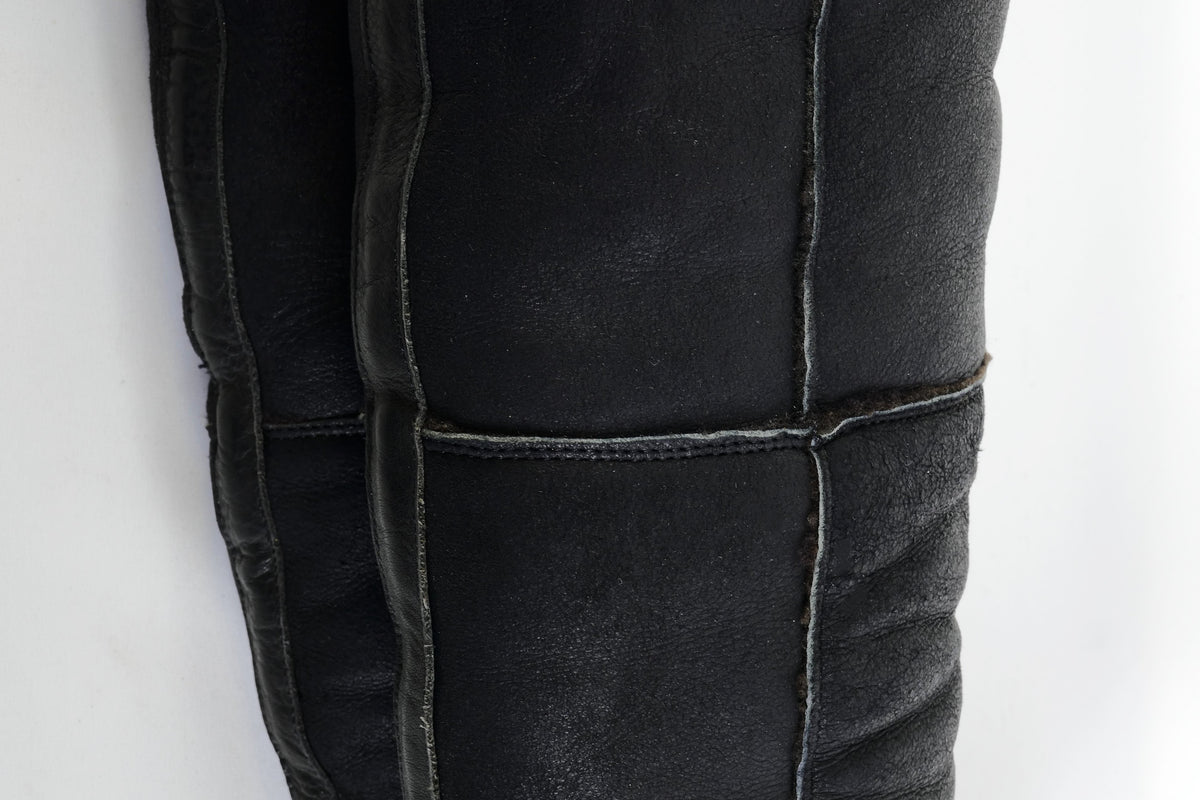 BUUTS Shabbies Overknees Leder schwarz 225115-9